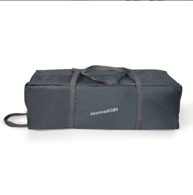 Patut bebe pliabil, usor de transportat, portabil ,design solid si elastic gri