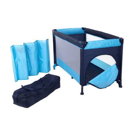 Patut bebe pliabil, usor de transportat, portabil ,design solid si elastic , 65x125x78 gri - BUZ.RO