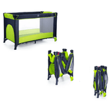 Patut bebe pliabil, usor de transportat, portabil ,design solid si elastic , 65x125x78 gri - BUZ.RO
