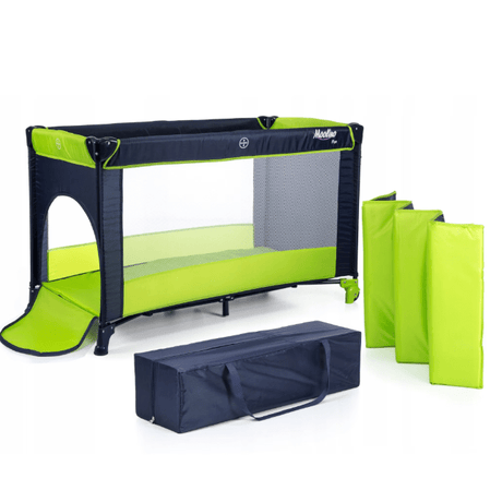 Patut bebe pliabil, usor de transportat, portabil ,design solid si elastic , 65x125x78 gri - BUZ.RO