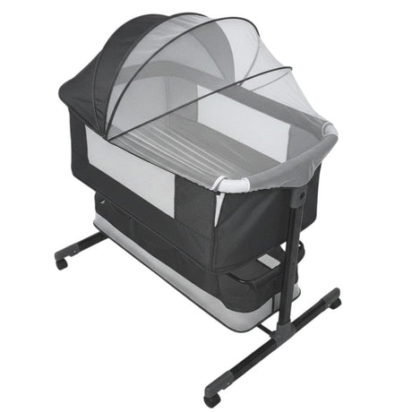 Patut copii Pat pliabil, plasa insecte, pozitie leganat, roti,saltea inclusa - BUZ.RO