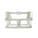 Patut pentru bebelusi 3in1 multifunctional, adaptabil pentru pat, culoare gri,  120x65x70cm LEXI