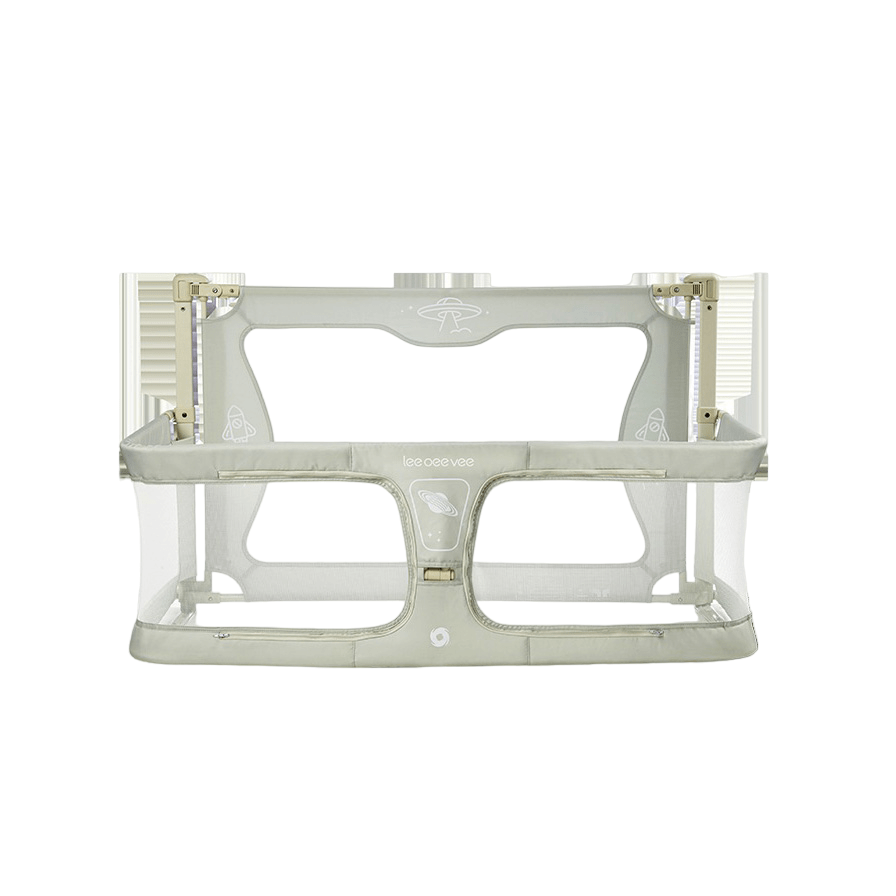 Patut pentru bebelusi 3in1 multifunctional, adaptabil pentru pat, culoare gri,  120x65x70cm LEXI