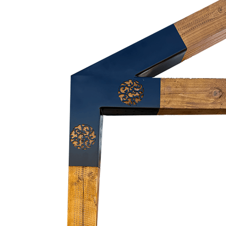 Pavilion Gradina kit Pergola, 3x4 m din lemn, rindeluit, cu imbinari metalice . - BUZ.RO