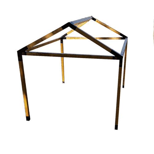 Pavilion Gradina kit Pergola, 3x4 m din lemn, rindeluit, cu imbinari metalice . - BUZ.RO