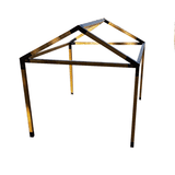Pavilion Gradina kit Pergola, 3x4 m din lemn, rindeluit, cu imbinari metalice . - BUZ.RO
