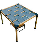 Pergola de gradina din lemn /Pavilion/Foisor 3x4m cu set de dinning masa si 2 banci, lemn cu conectori metalici - BUZ.RO