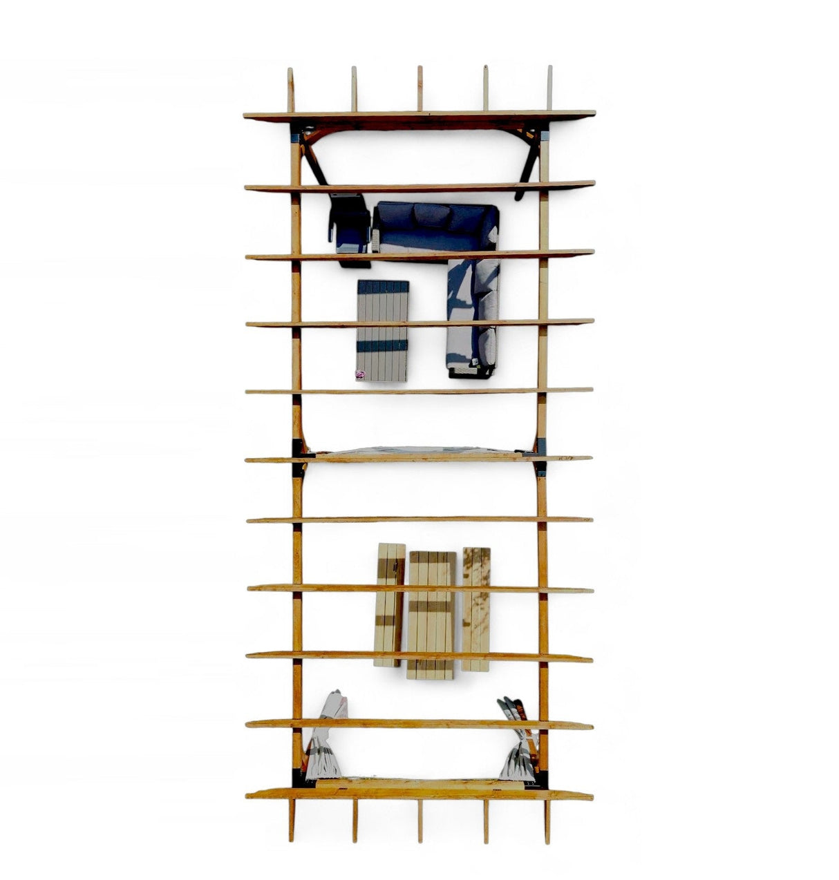 Pergola foisor pavilion lemn pentru gradina sau curte, conectori metalici, umbrar curte - BUZ.RO