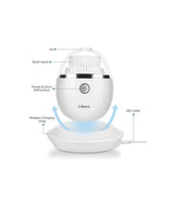 Perie Curățare Facială Liberex – Tehnologie Sonică, 3 Viteze, Capete Interschimbabile, Reîncărcare Wireless - BUZ.RO