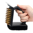 Perie curatare gratar| Kinghoff| Maner ergonomic| Compatibilitate universala| 3 in 1|perie sarma|spatula|burete - BUZ.RO