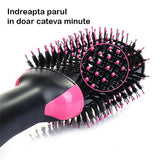 Perie electrica pentru uscat, indreptat si stilizat parul cu invelis ceramic si ionizare, 3 trepte de viteza, 50 - 60hz, 1000w - BUZ.RO