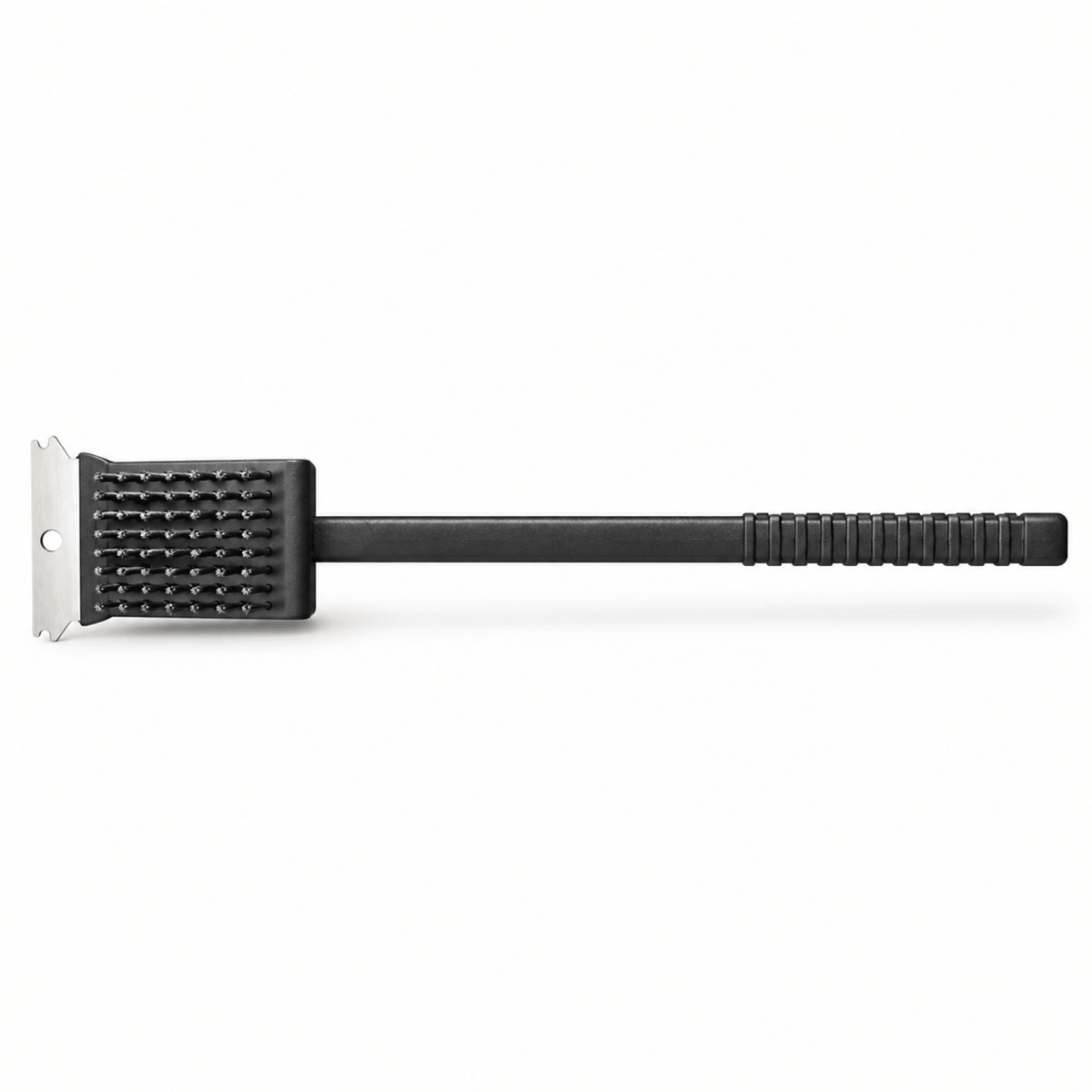 Perie pentru Curatarea Gratarului 3 in 1, cu Perie de Sarma, Burete Abraziv si Racleta Metalica - BUZ.RO