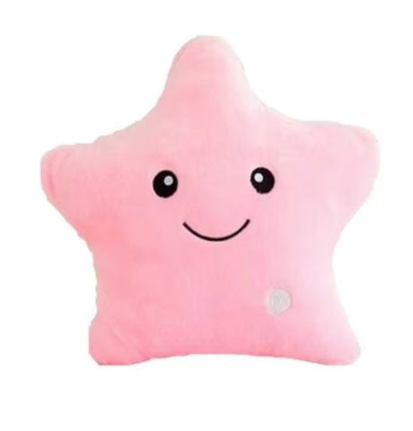 Perna, perna stea, luminoasa, LED, lampa de veghe, roz - BUZ.RO