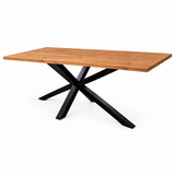 Picioare masa metal spider|masa bucatarie |180x70x72|profil 70 x 70 x 2| pentru blat 200–250 cm - BUZ.RO