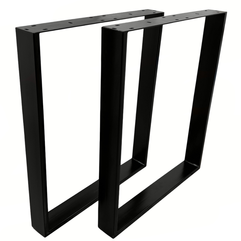 Picioare metalice masa, set metal, 2 bucati, mobilier dining, 60 x 8 cm x 73 cm