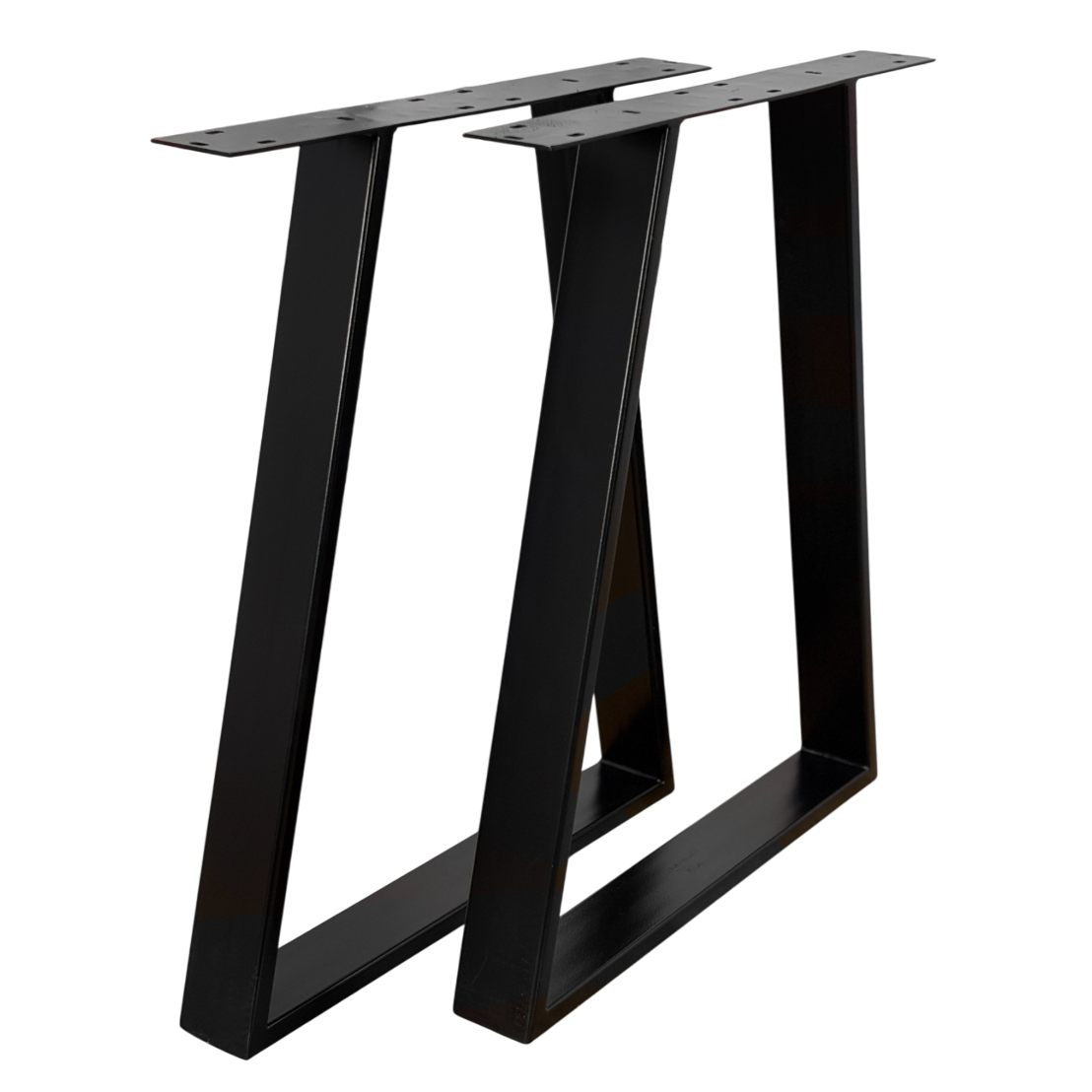Picioare metalice masa, set metal, 2 bucati, mobilier dining, 60x 8 x 73cm