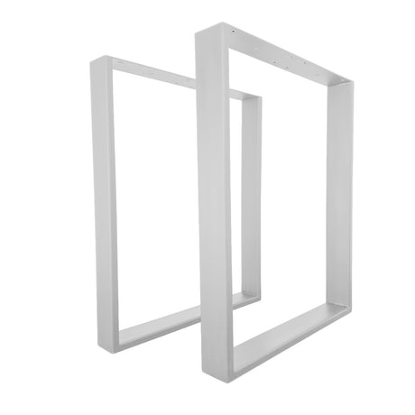 Picioare metalice masa, set metal, 2 bucati, mobilier dining, 60 x 8 cm x 73 cm