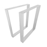 Picioare metalice masa, set metal, 2 bucati, mobilier dining, 60 x 8 cm x 73 cm