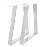 Picioare metalice masa, set metal, 2 bucati, mobilier dining, 60x 8 x 73cm