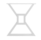 Picioare metalice masa, set metal, 2 bucati, mobilier dining, 65x8x72 CM