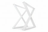 Picioare metalice masa, set metal, 2 bucati, mobilier dining, 60 x 72 x 8 cm - BUZ.RO