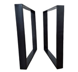 Picioare metalice masa, set metal, 2 bucati, mobilier dining, 60 x 8 cm x 73 cm - BUZ.RO