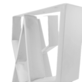Picioare metalice masa, set metal, 2 bucati, mobilier dining, 60cm x8 cm x72cm NEGRU - BUZ.RO