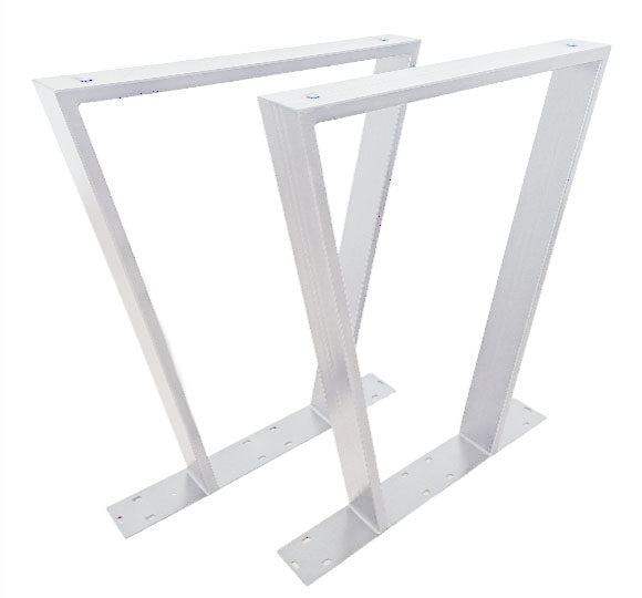 Picioare metalice masa, set metal, 2 bucati, mobilier dining, 60x 8 x 73cm - BUZ.RO