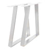 Picioare metalice masa, set metal, 2 bucati, mobilier dining, 60x 8 x 73cm - BUZ.RO