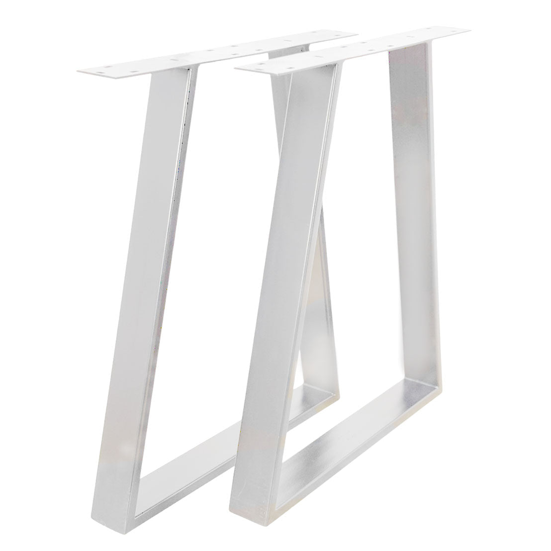 Picioare metalice masa, set metal, 2 bucati, mobilier dining, 60x 8 x 73cm - BUZ.RO