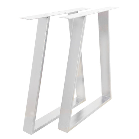 Picioare metalice masa, set metal, 2 bucati, mobilier dining, 60x 8 x 73cm - BUZ.RO