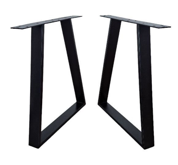 Picioare metalice masa, set metal, 2 bucati, mobilier dining, 60x 8 x 73cm - BUZ.RO