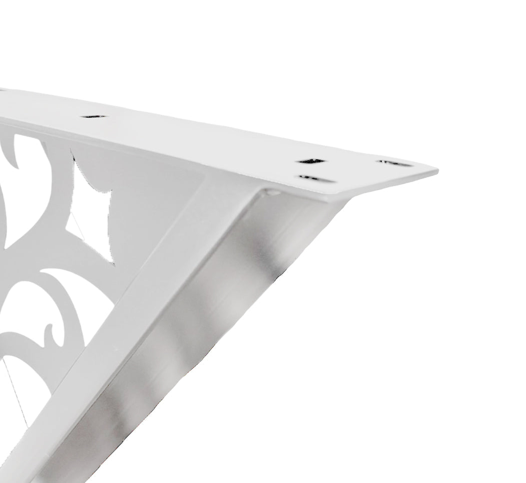 Picioare metalice masa, set metal, 2 bucati, mobilier dining, 65 cm x8 cm x73 cm - BUZ.RO