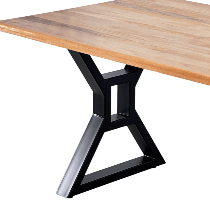 Picioare metalice masa, set metal, 2 bucati, mobilier dining, 65x8x72 CM - BUZ.RO