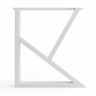Picioare metalice masa, set metal, 2 bucati, mobilier dining, 65x8x72 cm - BUZ.RO