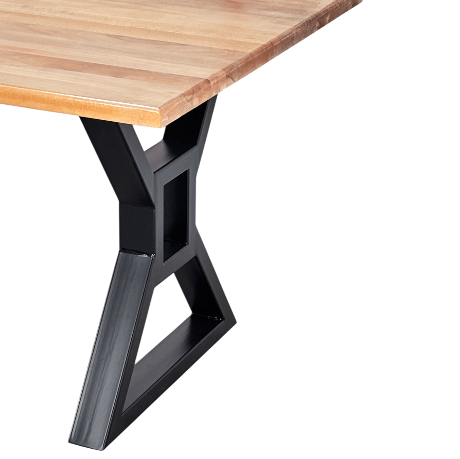 Picioare metalice masa, set metal, 2 bucati, mobilier dining, 65x8x72 CM - BUZ.RO