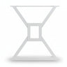 Picioare metalice masa, set metal, 2 bucati, mobilier dining, 65x8x72 CM - BUZ.RO