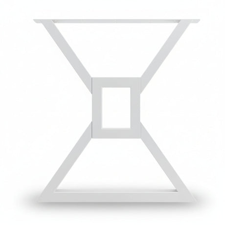 Picioare metalice masa, set metal, 2 bucati, mobilier dining, 65x8x72 CM - BUZ.RO