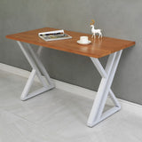 Picioare metalice masa, set metal, 2 bucati, mobilier dining, 65x8x73cm - BUZ.RO