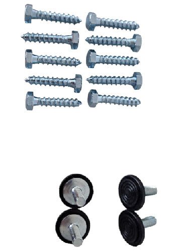 Picioare metalice masa, set metal, 2 bucati, mobilier dining, NEGRU - BUZ.RO