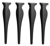 Picioare metalice mobilier,masa dinning, masuta cafea,comoda,consola, model clepsidra, set 4 bucati - BUZ.RO