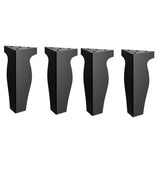 Picioare metalice mobilier,masa dinning, masuta cafea,comoda,consola, model clepsidra, set 4 bucati - BUZ.RO