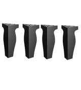 Picioare metalice mobilier,masa dinning, masuta cafea,comoda,consola, model clepsidra, set 4 bucati - BUZ.RO