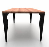 Picioare metalice mobilier,masa dinning, masuta cafea,comoda,consola, model clepsidra, set 4 bucati - BUZ.RO