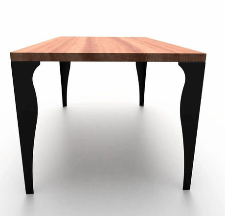 Picioare metalice mobilier,masa dinning, masuta cafea,comoda,consola, model clepsidra, set 4 bucati - BUZ.RO