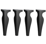 Picioare metalice mobilier,masa dinning, masuta cafea,comoda,consola, model clepsidra, set 4 bucati - BUZ.RO