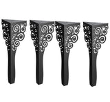 Picioare metalice mobilier,masa dinning, masuta cafea,comoda,consola, model flower, set 4 buc - BUZ.RO