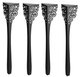 Picioare metalice mobilier,masa dinning, masuta cafea,comoda,consola, model flower, set 4 buc - BUZ.RO