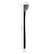 Picioare metalice mobilier,masa dinning, masuta cafea,comoda,consola, model flower, set 4 buc - BUZ.RO