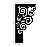 Picioare metalice mobilier,masa dinning, masuta cafea,comoda,consola, model flower, set 4 buc - BUZ.RO